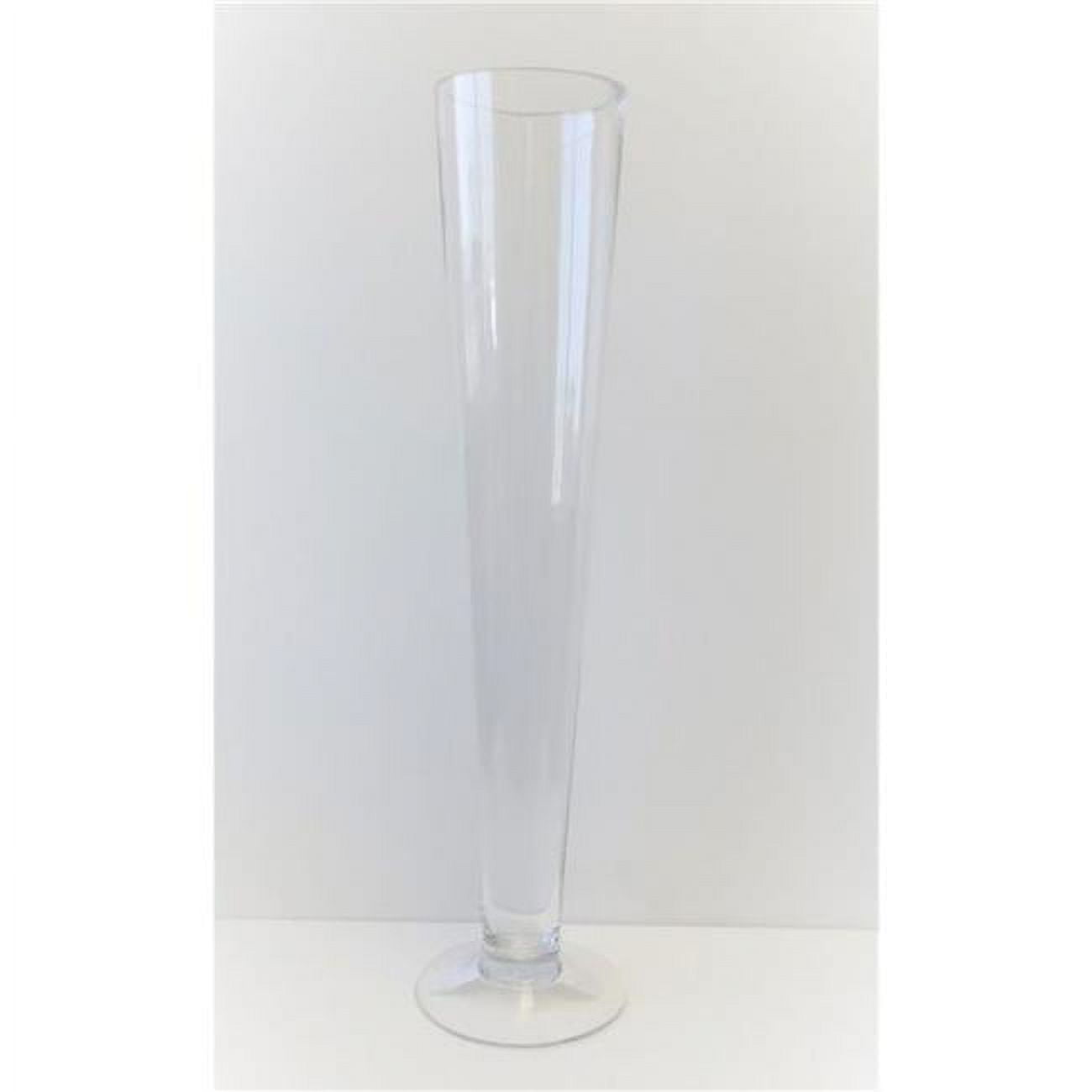 Clear Trumpet Vase