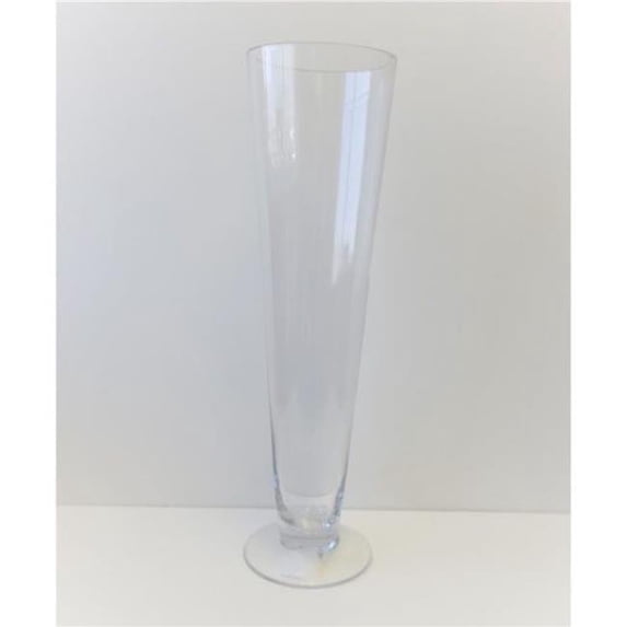 Clear Trumpet Vase