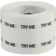 thumbnail image 1 of Clear Try Me Stickers, 1/2 Inch Round, 1000 Labels on a Roll, 1 of 3