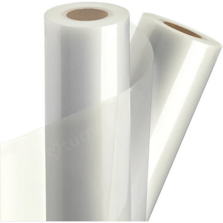Clear Turner Moore Laminate Permanent Adhesive Vinyl 12" by 15ft Roll for Stickers Craft