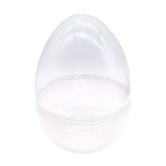 Clear Twist Open Easter Eggs, Easter Egg Fillable Container, Plastic Storage Eggs for Easter Hunt Party Favors Candy Treats Toys(A-Empty)