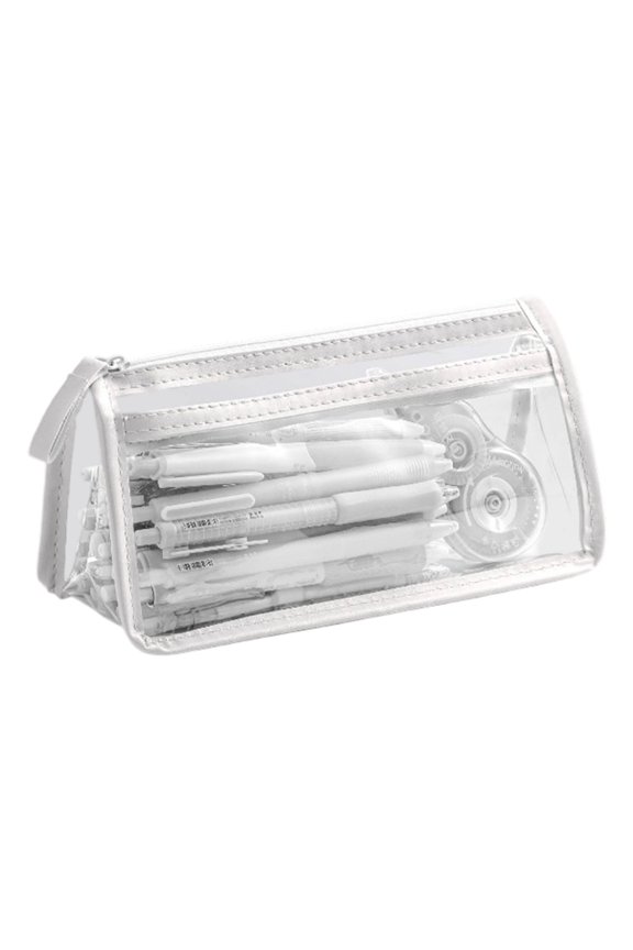 Clear Two Waterproof School Supply TPU Storage Bag Students Accessories
