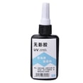 Clear UV Glue Ultraviolet Cure High Strength Adhesive for Glass Coffee