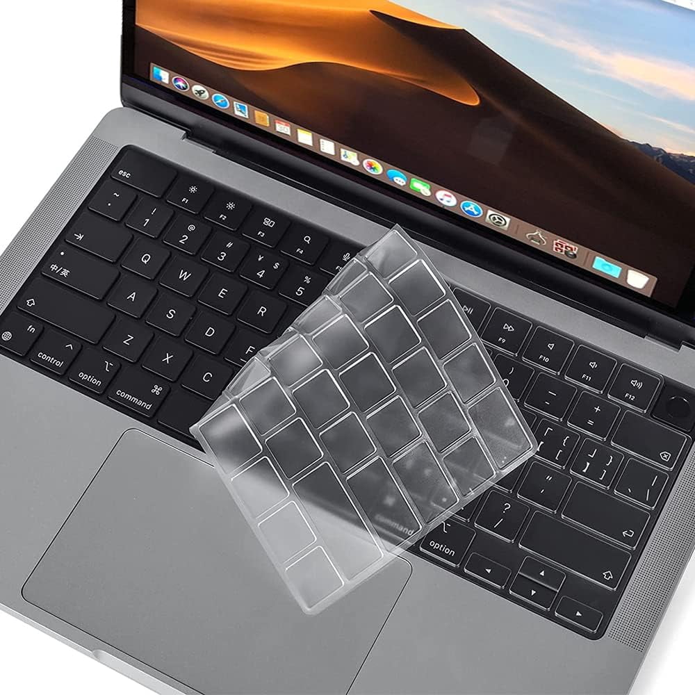 Clear Ultra Thin TPU Keyboard Cover for MacBook Air 13.6 inch M2 A2681 ...