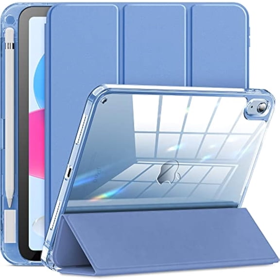 Clear Ultra-thin Case + Pencil Holder for iPad 10th/11th Gen