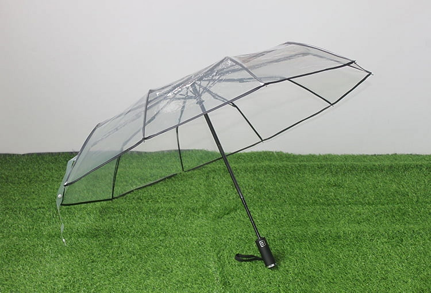Clear Umbrella Portable Transparent Umbrella Automatic Lightweight
