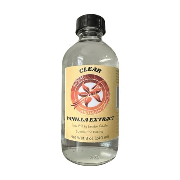 Royal Artisan Vanilla Clear Vanilla 8 oz, Special for Baking