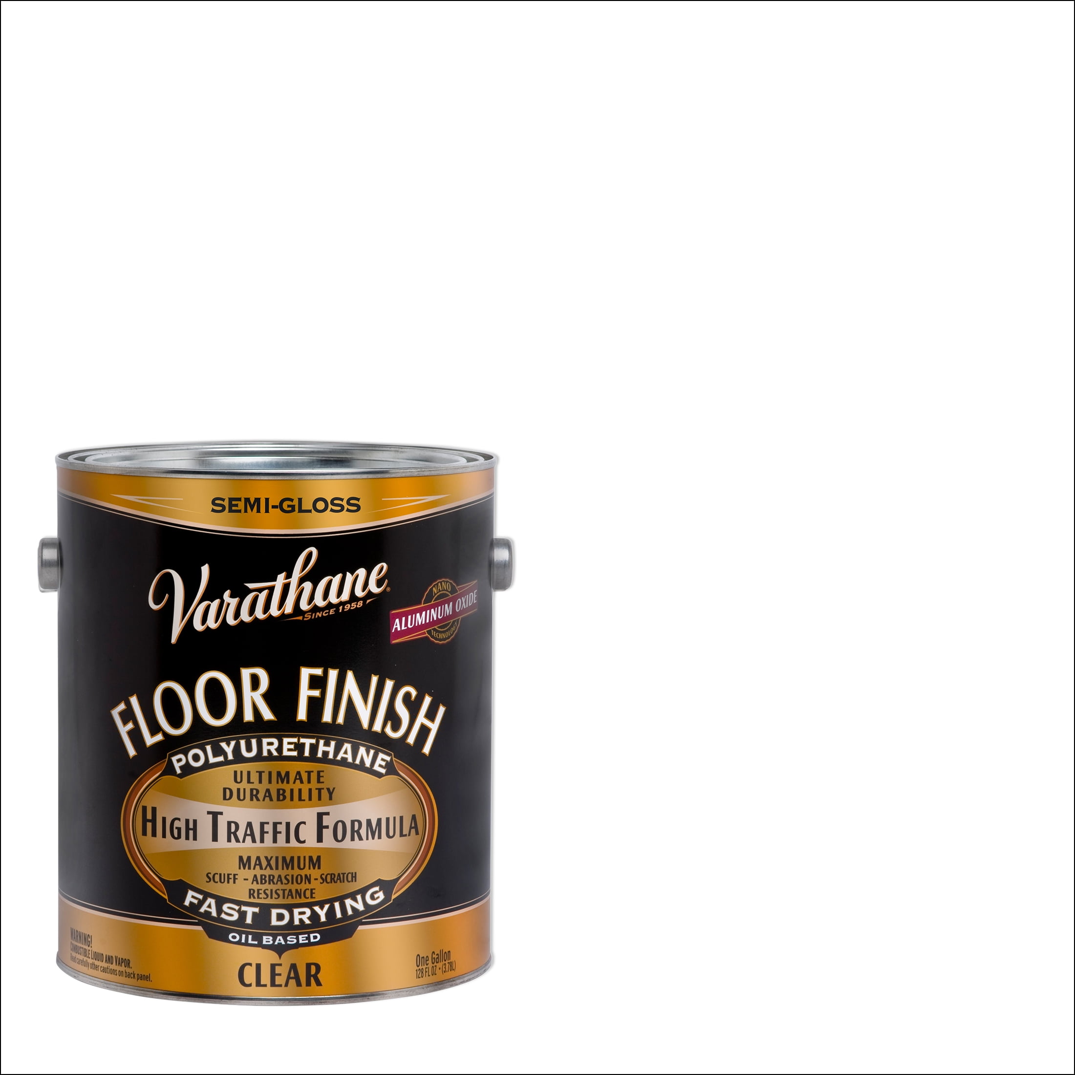 2 Pack, Clear, Varathane Classic Floor Finish ( Oil-Based) Semi-Gloss - 130131, Gallon