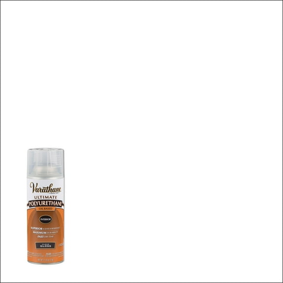 Clear, Varathane Gloss Ultimate Polyurethane Oil-Based-9081, 11.25 oz Spray