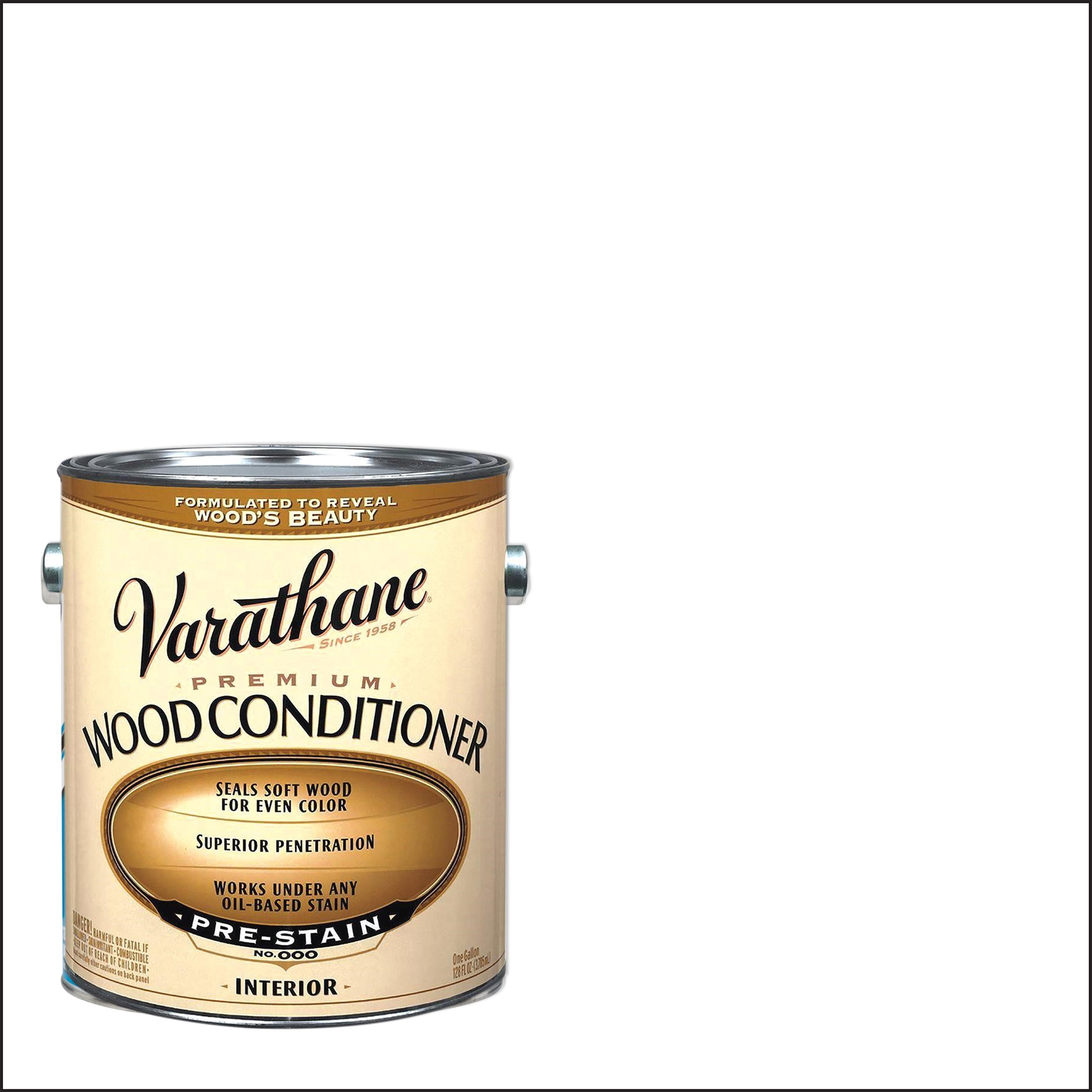 Clear, Varathane Premium OilBased PreStain Interior Wood Conditioner