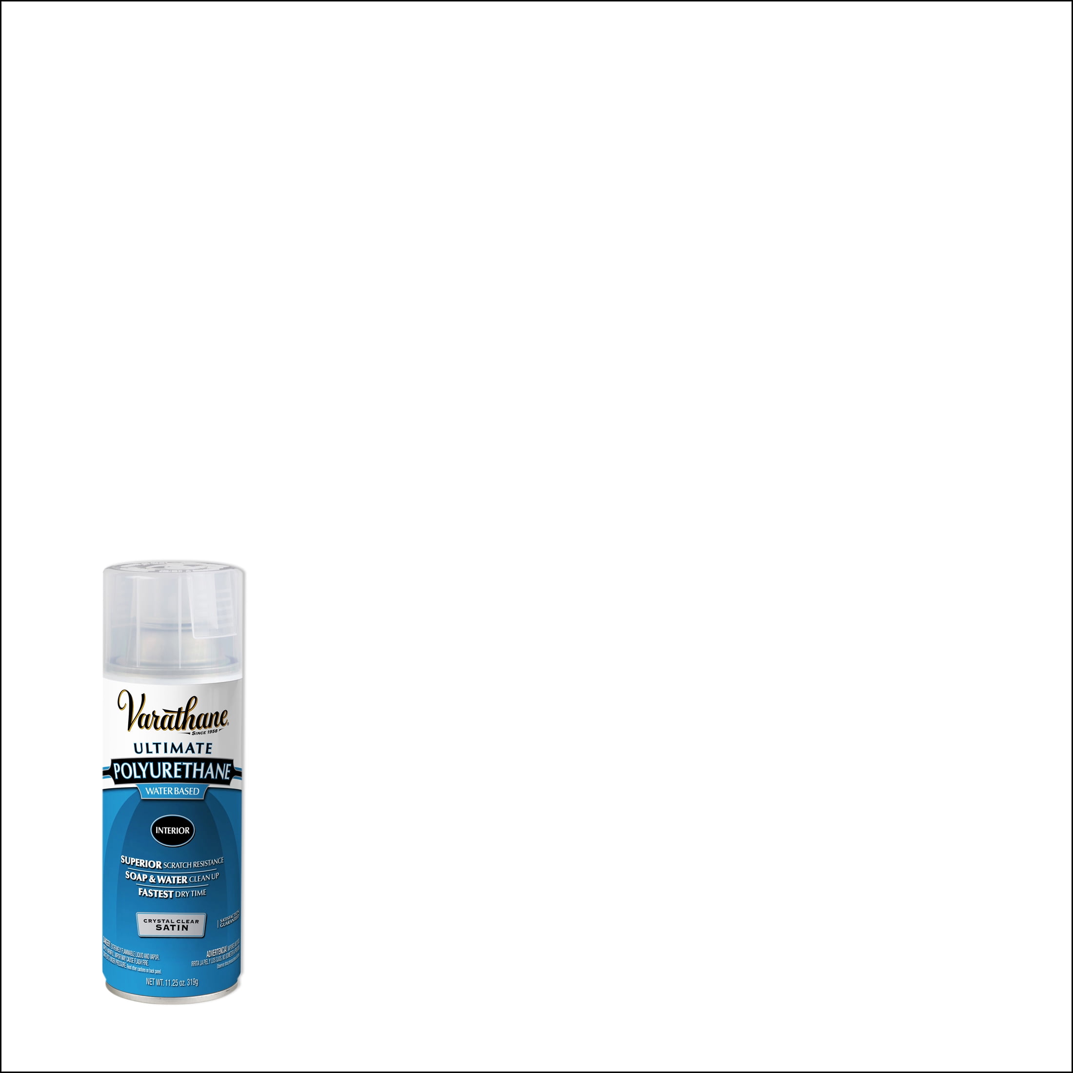Rust-Oleum 200281 Polyurethane Spray, Clear, 11.25 oz