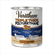 Clear, Varathane Triple Thick Gloss Polyurethane-284470, Quart