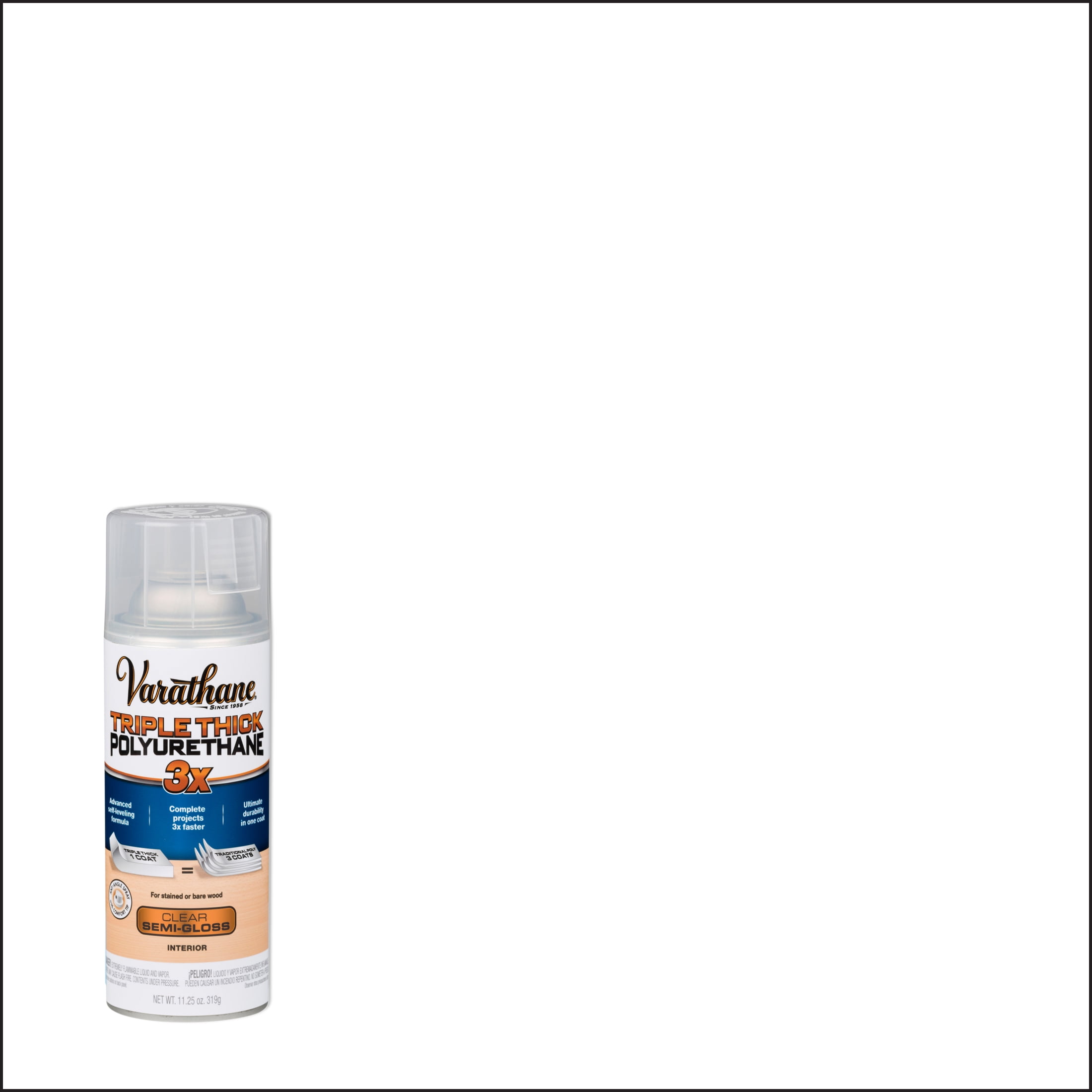 11.25 oz. Semi-Gloss Clear Polyurethane Spray (6-pack)