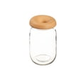 thumbnail image 1 of Clear Vase with Round Terracotta Rim, 1 of 1