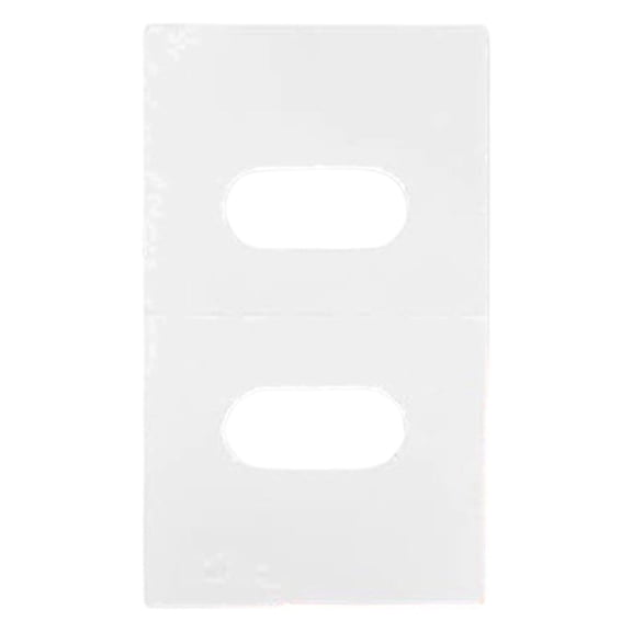 Clear Vertical Blind Repair Tabs, Vertical Blind Repair Tabs Kit, Vertical Blinds Tabs, Blind Fixers for Vertical Blinds Replacement Slats and Parts, 10 Pcs, 2.0x1.0"