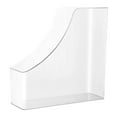 thumbnail image 1 of Clear Vertical File Holder A4 Document Organizer Transparent Desk Storage For Home Magazines Files Stylish Acrylic Design, 1 of 8