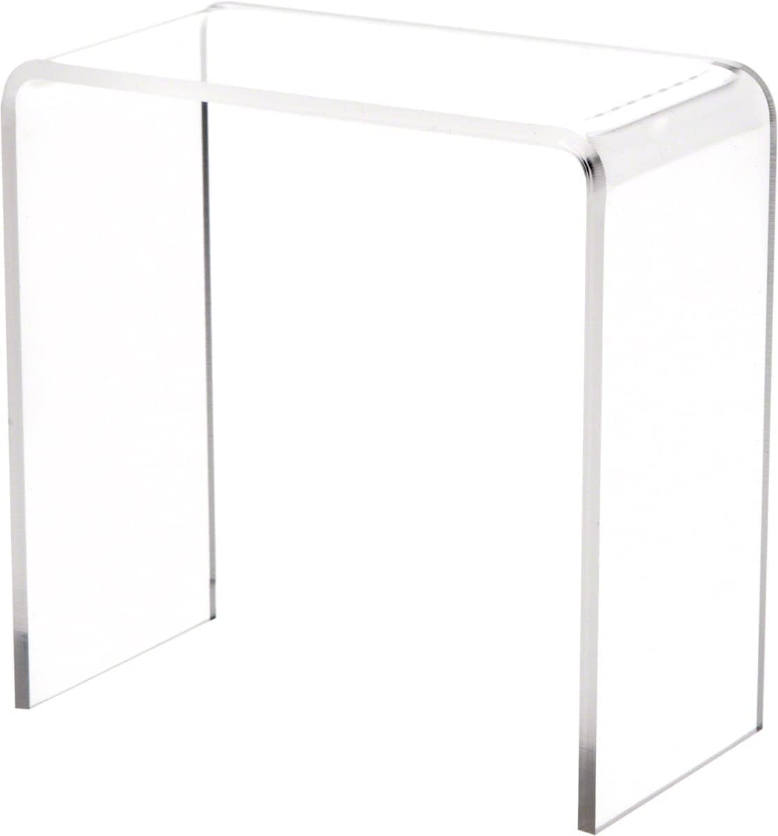 Clear Vertical Rectangular Display Riser, 4
