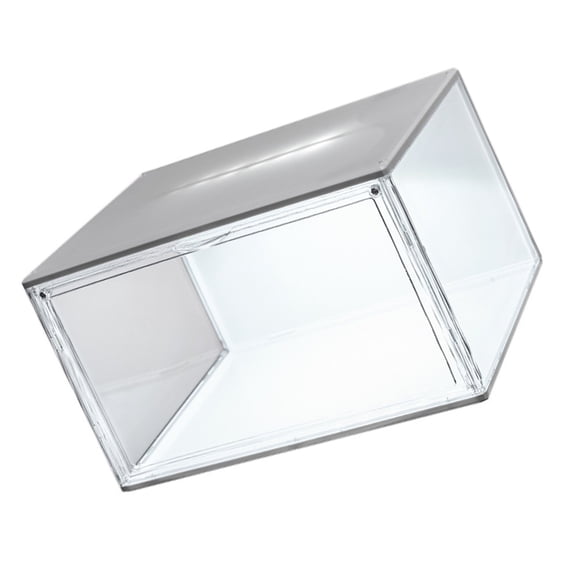 Clear View LED Illuminated Shoe Storage Box Dustproof Design For Displaying Shoe Collections Domestic Settings