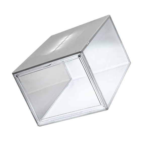 Clear View LED Illuminated Shoe Storage Box Dustproof Design For Displaying Shoe Collections Domestic Settings