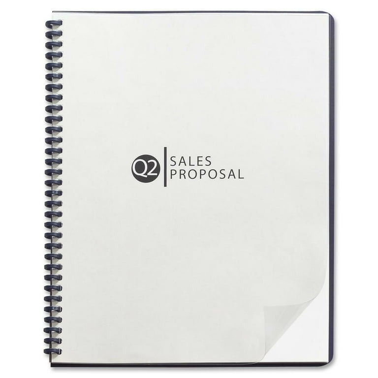 Clear View Presentation Covers for Binding Systems, Clear, 11.25 x 8.75, Unpunched, 25/Pack Clear View Presentation Covers for Binding Systems, Clear, 11.25 x 8.75, Unpunched, 25/Pack