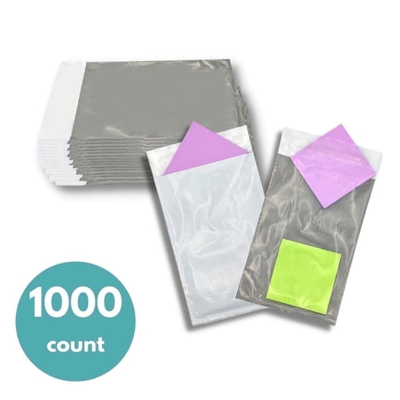 MMBM Clear View Shipping Poly Mailers 9" x 12", 2.5 Mil Thick 1000 Pack
