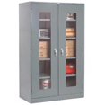thumbnail image 1 of Clear View Storage Cabinet with Easy Assembly - Gray, 1 of 1