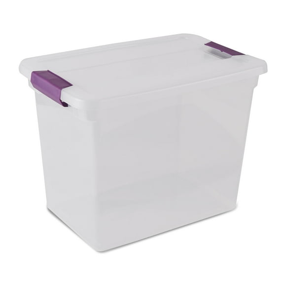 Clear-View Storage Containers-27 Quart