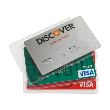 Clear Vinyl ATM Jacket - Credit/Debit Card Protector - Card Sleeve 250/box