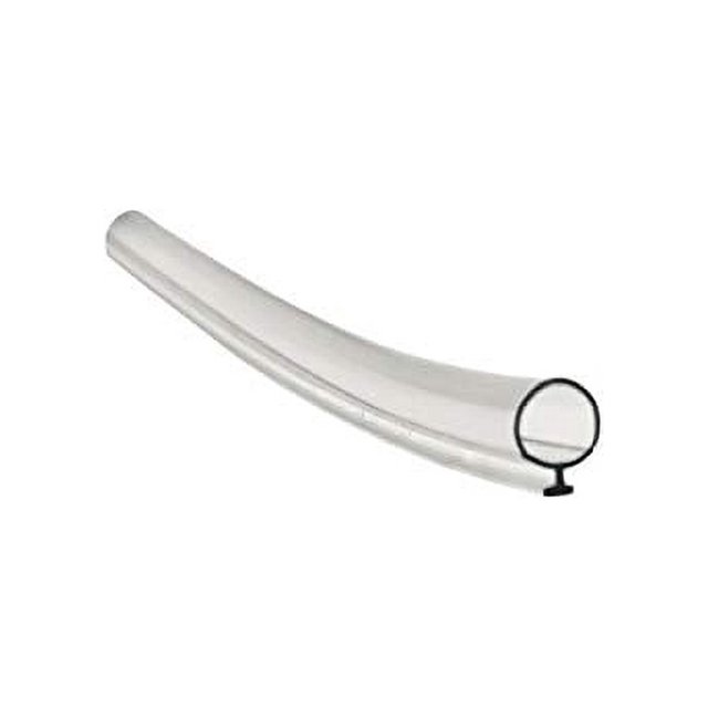 Clear Vinyl Bulb Type Shower Door Seal Sweep, 3/16 Inch Fin Width, 3/32