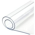 thumbnail image 1 of Clear Vinyl Desk Mat Protector (12x12 Inch) - Transparent Tabletop Cover Preventing Scratches, Stains and Liquid Spills - Clear, 1 of 9