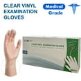 thumbnail image 1 of Clear Vinyl Examination Gloves Powder Free (Pack of 10), 1 of 4