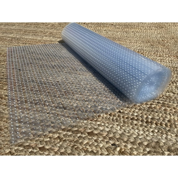 Clear Vinyl Plastic Premium PVC Floor Runner Protector For Carpet (27" Wide)
