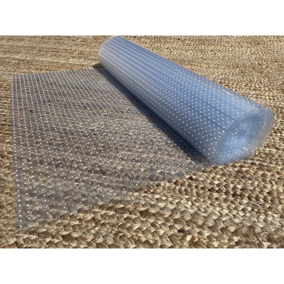 Clear Vinyl Plastic Premium PVC Floor Runner Protector For Carpet (27" Wide)