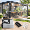 Clear Vinyl Tarp 6x8 Ftproof Heavy Duty With Rustproof Grommets ...