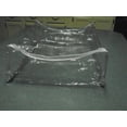 thumbnail image 1 of Clear Vinyl Zippered Sweater Clothing Storage Bag 11 x 15 x 6 Set of 10, 1 of 4