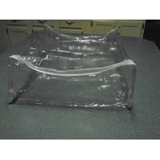 Clear Vinyl Zippered Sweater Clothing Storage Bag 11 x 15 x 6 Set of 10
