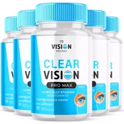 Clear Vision Pro Max - Revolutionary Advanced Vision Matrix Formula - Supports Healthy Vision - Dietary Supplement for Eyes Support - 300 Capsules