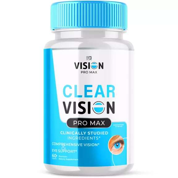 Clear Vision Pro Max - Revolutionary Advanced Vision Matrix Formula - Supports Healthy Vision - Dietary Supplement for Eyes Support - 60 Capsules
