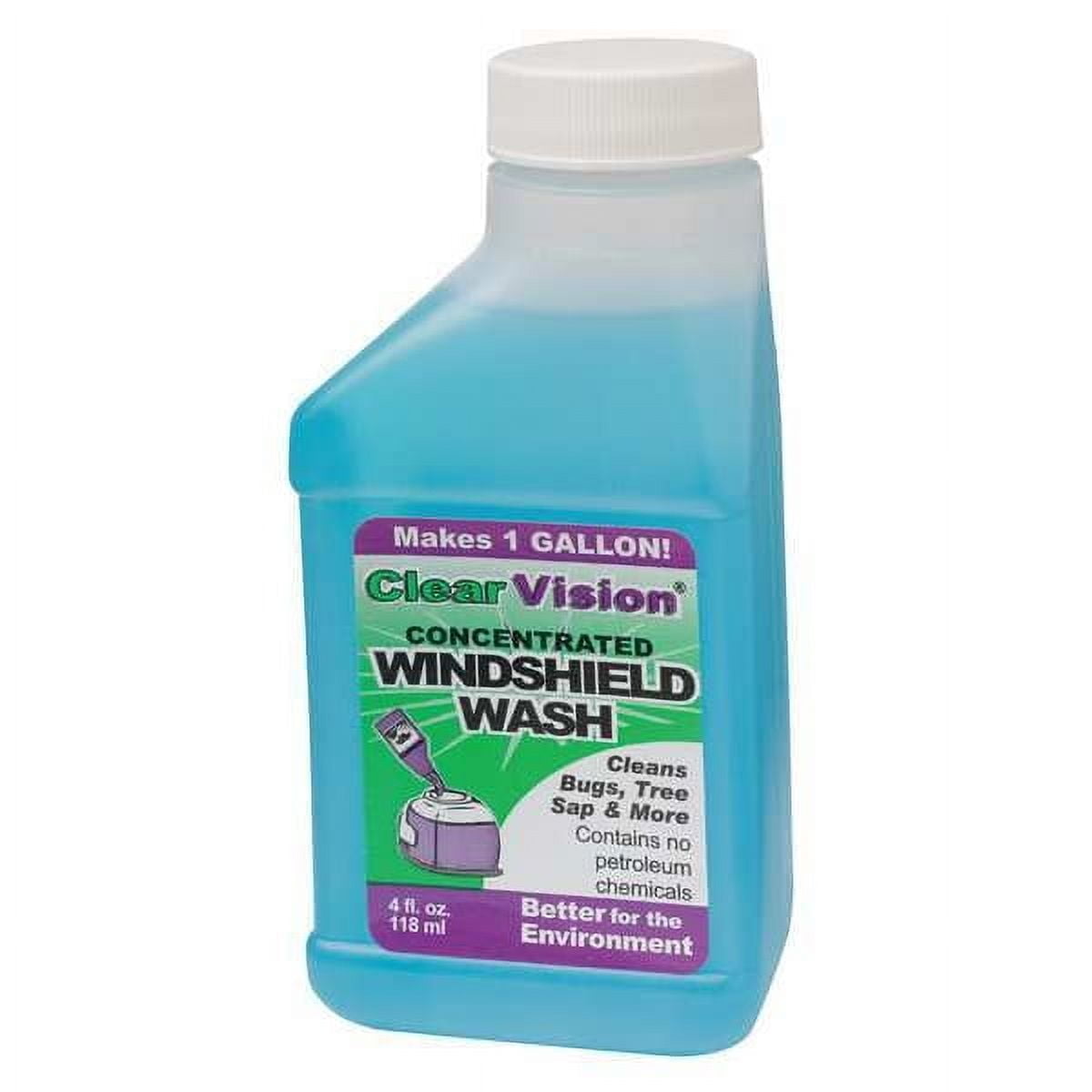 Clear Vision Windshield Wash,Concentrate,4 Oz.,PK12 ACV0439200 ...