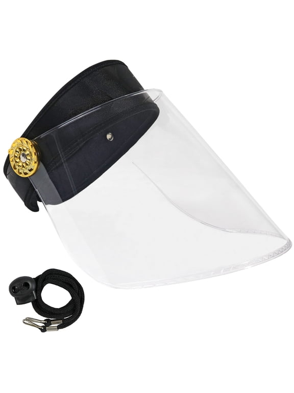 Clear Visor Hat - Transparent Adjustable Headband Face Shield Hat Protection for Indoor & Outdoor Activities