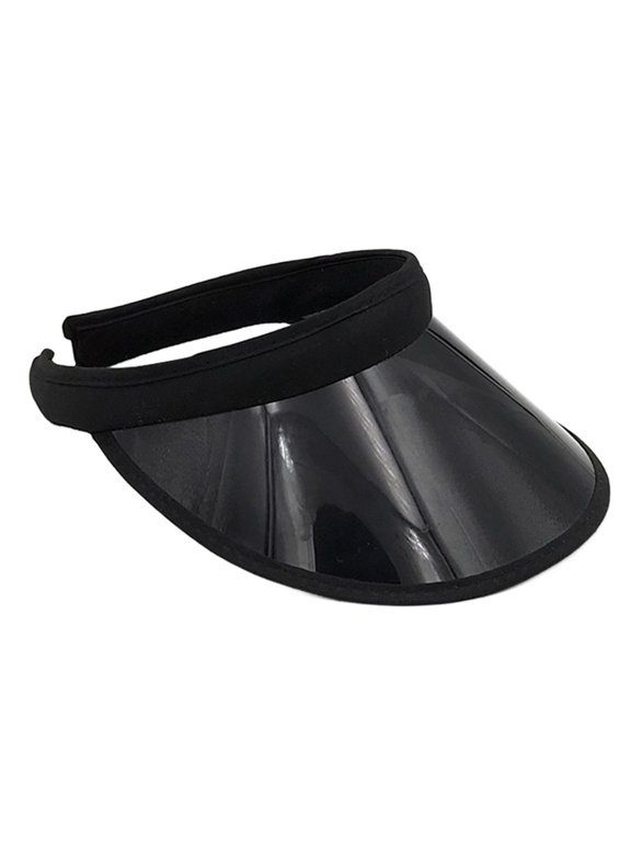 SunVisor Clear Visors Sunscreens Hat Clear Colored Plastic SunVisor Uv Protections Women SunHat Golf Visors