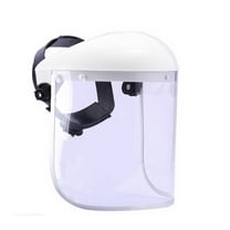 Clear Visors Safety Faceshield Impacts Resistant Ergonomic Adjustable Headband Face Cover For Workshop Use