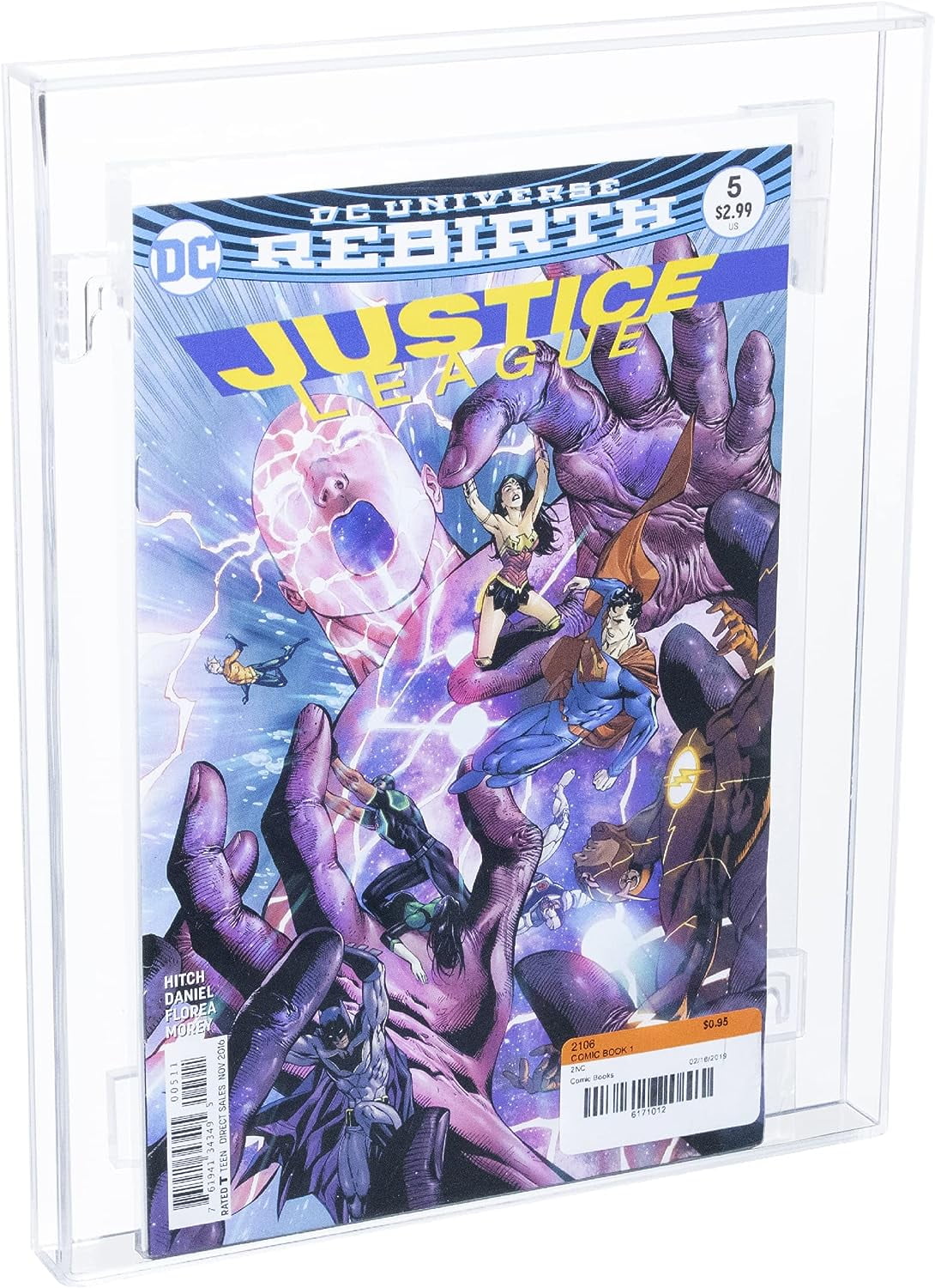 Clear Wall Mount Display Case For Collectible Magazine Or Comic Book