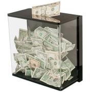Clear Wall Mount Tip Box | Toke Box - 12W x 12H x 6D