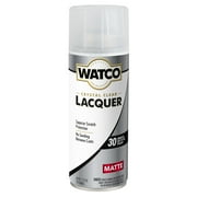 Clear, Watco Lacquer Wood Finish Matte Spray-330122, 11.25 oz