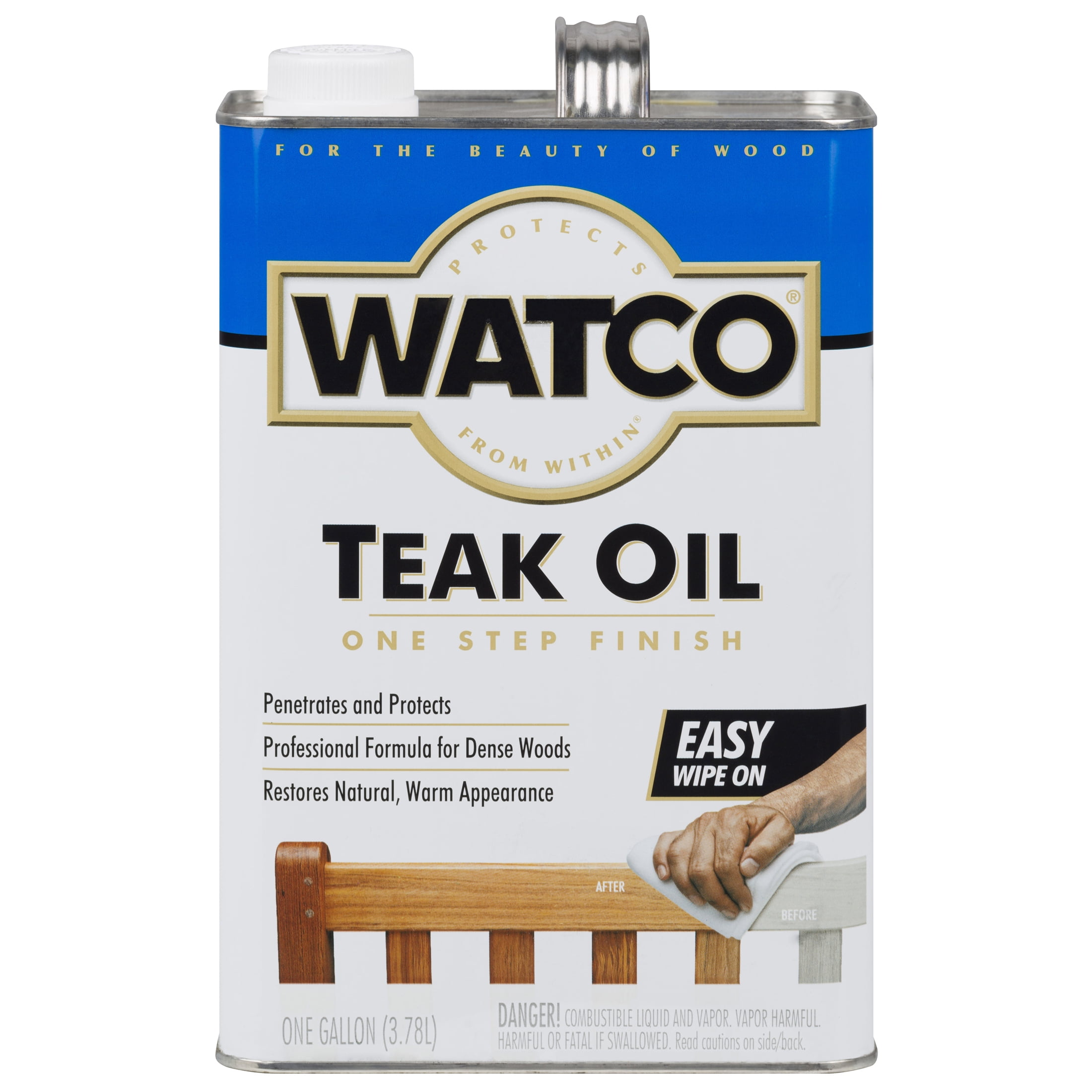 2 Pack, Clear, Watco Teak Oil Finish (350 Voc) - 67132, Gallon