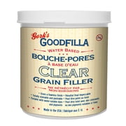 Clear Water-Based Grain & Pore Filler Size PINT