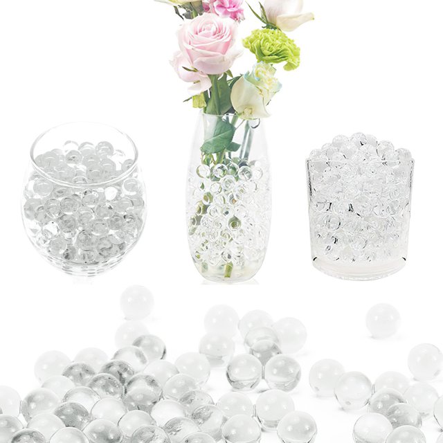 Clear Water Beads Clear Water Gel Jelly Balls Vase Filler Beads,Vase