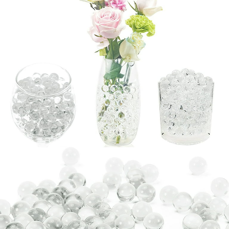 Water Beads for Floating Candles Blue Water Marbles for Plants 1lb Bag Vase  Fillers for Wedding Centerpieces