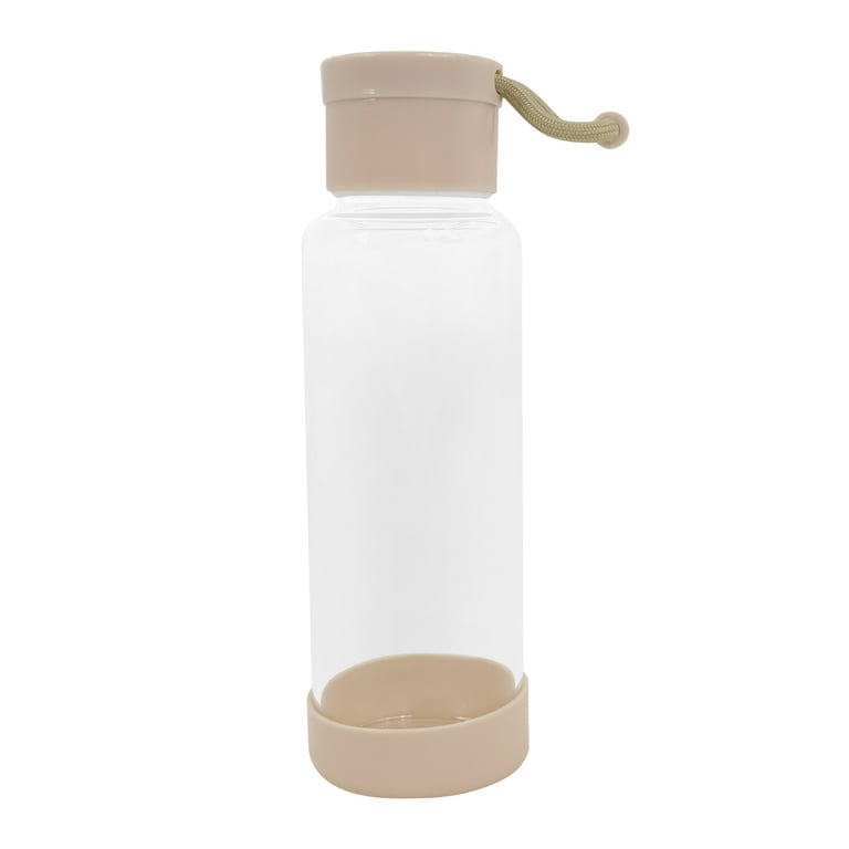 Clear Water Bottle 12oz / 350ml Wide Mouth Glass Bottles with